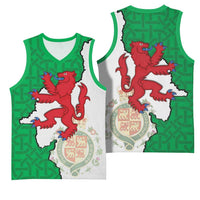 Montgomeryshire Wales Basketball Jersey Map and Emblem Celtic Style - Wonder Print Shop