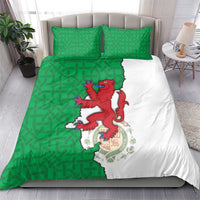 Montgomeryshire Wales Bedding Set Map and Emblem Celtic Style - Wonder Print Shop
