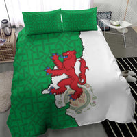 Montgomeryshire Wales Bedding Set Map and Emblem Celtic Style - Wonder Print Shop