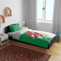 Montgomeryshire Wales Bedding Set Map and Emblem Celtic Style - Wonder Print Shop