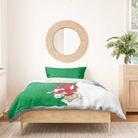 Montgomeryshire Wales Bedding Set Map and Emblem Celtic Style - Wonder Print Shop