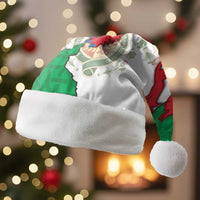 Montgomeryshire Wales Christmas Santa Hat Map and Emblem Celtic Style - Wonder Print Shop