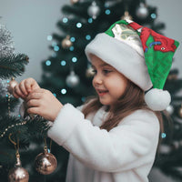 Montgomeryshire Wales Christmas Santa Hat Map and Emblem Celtic Style - Wonder Print Shop