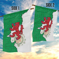 Montgomeryshire Wales Garden Flag Map and Emblem Celtic Style - Wonder Print Shop