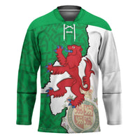 Montgomeryshire Wales Hockey Jersey Map and Emblem Celtic Style - Wonder Print Shop