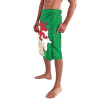 Montgomeryshire Wales Lavalava Map and Emblem Celtic Style - Wonder Print Shop