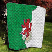 Montgomeryshire Wales Quilt Map and Emblem Celtic Style - Wonder Print Shop