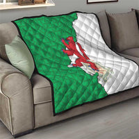 Montgomeryshire Wales Quilt Map and Emblem Celtic Style - Wonder Print Shop