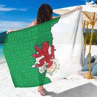 Montgomeryshire Wales Sarong Map and Emblem Celtic Style - Wonder Print Shop