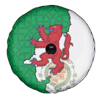 Montgomeryshire Wales Spare Tire Cover Map and Emblem Celtic Style - Wonder Print Shop