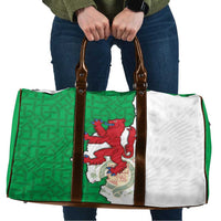 Montgomeryshire Wales Travel Bag Map and Emblem Celtic Style - Wonder Print Shop