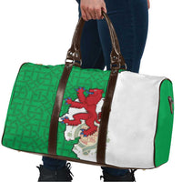 Montgomeryshire Wales Travel Bag Map and Emblem Celtic Style - Wonder Print Shop