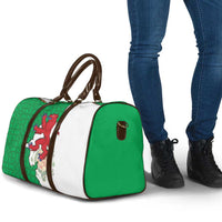 Montgomeryshire Wales Travel Bag Map and Emblem Celtic Style - Wonder Print Shop