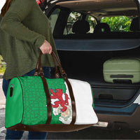 Montgomeryshire Wales Travel Bag Map and Emblem Celtic Style - Wonder Print Shop