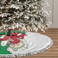 Montgomeryshire Wales Tree Skirt Map and Emblem Celtic Style - Wonder Print Shop