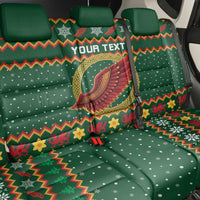 Personalized Montgomeryshire Wales Christmas Back Car Seat Cover Celtic Red Wing Cymru Heritage - Wonder Print Shop