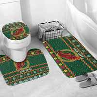 Personalized Montgomeryshire Wales Christmas Bathroom Set Celtic Red Wing Cymru Heritage - Wonder Print Shop