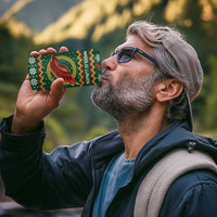 Personalized Montgomeryshire Wales Christmas 4 in 1 Can Cooler Tumbler Celtic Red Wing Cymru Heritage - Wonder Print Shop