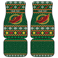Personalized Montgomeryshire Wales Christmas Car Mats Celtic Red Wing Cymru Heritage - Wonder Print Shop