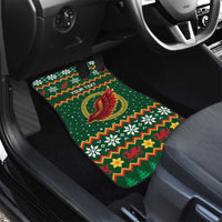 Personalized Montgomeryshire Wales Christmas Car Mats Celtic Red Wing Cymru Heritage - Wonder Print Shop