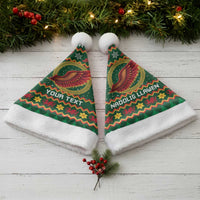 Personalized Montgomeryshire Wales Christmas Santa Hat Celtic Red Wing Cymru Heritage - Wonder Print Shop