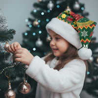 Personalized Montgomeryshire Wales Christmas Santa Hat Celtic Red Wing Cymru Heritage - Wonder Print Shop