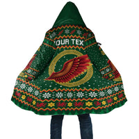 Personalized Montgomeryshire Wales Christmas Cloak Celtic Red Wing Cymru Heritage - Wonder Print Shop