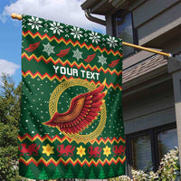 Personalized Montgomeryshire Wales Christmas Garden Flag Celtic Red Wing Cymru Heritage - Wonder Print Shop