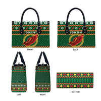 Personalized Montgomeryshire Wales Christmas Leather Bag Celtic Red Wing Cymru Heritage - Wonder Print Shop