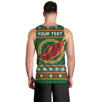 Personalized Montgomeryshire Wales Christmas Men Tank Top Celtic Red Wing Cymru Heritage - Wonder Print Shop