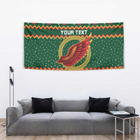 Personalized Montgomeryshire Wales Christmas Tapestry Celtic Red Wing Cymru Heritage - Wonder Print Shop