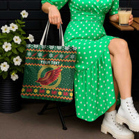 Personalized Montgomeryshire Wales Christmas Tote Bag Celtic Red Wing Cymru Heritage - Wonder Print Shop