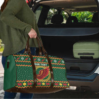 Personalized Montgomeryshire Wales Christmas Travel Bag Celtic Red Wing Cymru Heritage - Wonder Print Shop