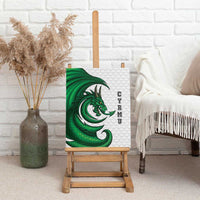 Wales Celtic Dragon Canvas Wall Art Welsh Mythic Green Dragon - Wonder Print Shop