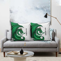 Wales Celtic Dragon Pillow Cover Welsh Mythic Green Dragon - Wonder Print Shop