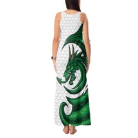Wales Celtic Dragon Tank Maxi Dress Welsh Mythic Green Dragon - Wonder Print Shop