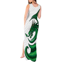 Wales Celtic Dragon Tank Maxi Dress Welsh Mythic Green Dragon - Wonder Print Shop