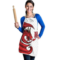 Wales Rugby Red Dragon Apron Cymru Am Byth - Wonder Print Shop