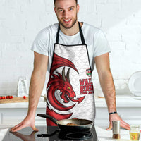 Wales Rugby Red Dragon Apron Cymru Am Byth - Wonder Print Shop
