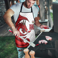 Wales Rugby Red Dragon Apron Cymru Am Byth - Wonder Print Shop
