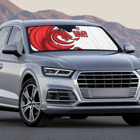 Wales Rugby Red Dragon Auto Sun Shade Cymru Am Byth - Wonder Print Shop