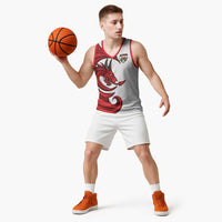 Wales Rugby Red Dragon Basketball Jersey Cymru Am Byth - Wonder Print Shop