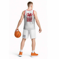 Wales Rugby Red Dragon Basketball Jersey Cymru Am Byth - Wonder Print Shop