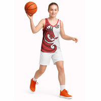 Wales Rugby Red Dragon Basketball Jersey Cymru Am Byth - Wonder Print Shop