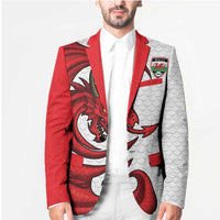 Wales Rugby Red Dragon Blazer Cymru Am Byth - Wonder Print Shop
