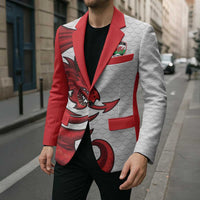 Wales Rugby Red Dragon Blazer Cymru Am Byth - Wonder Print Shop