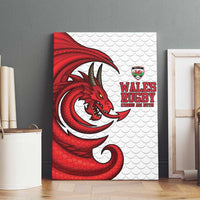 Wales Rugby Red Dragon Canvas Wall Art Cymru Am Byth - Wonder Print Shop