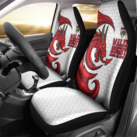 Wales Rugby Red Dragon Car Seat Cover Cymru Am Byth - Wonder Print Shop