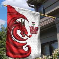 Wales Rugby Red Dragon Garden Flag Cymru Am Byth - Wonder Print Shop