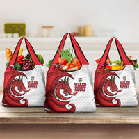 Wales Rugby Red Dragon Grocery Bag Cymru Am Byth - Wonder Print Shop